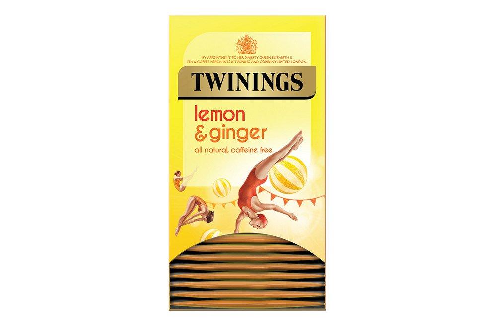 Twinings Lemon & Ginger Enveloped Tea Bags