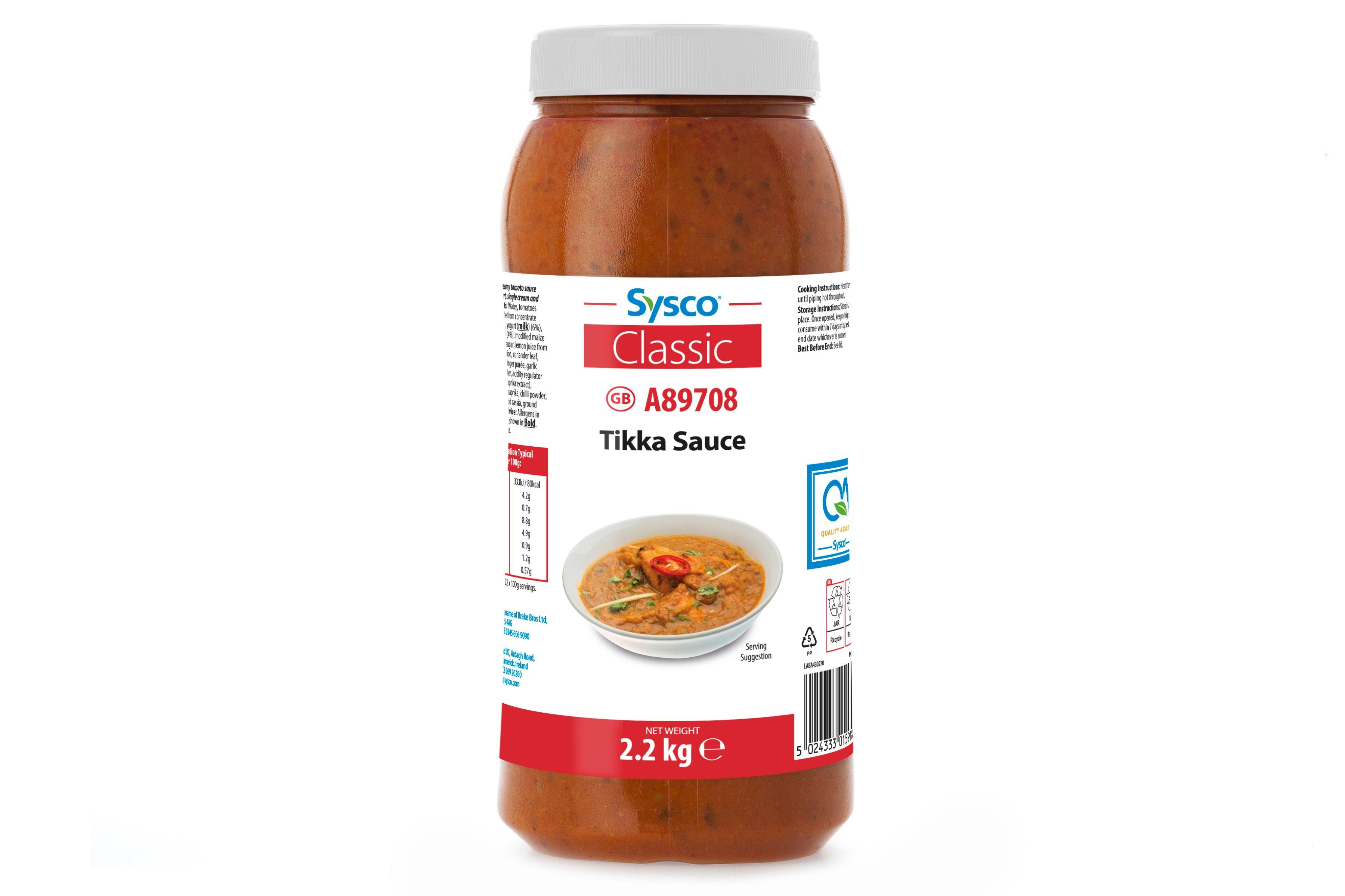 Sysco Classic Tikka Sauce