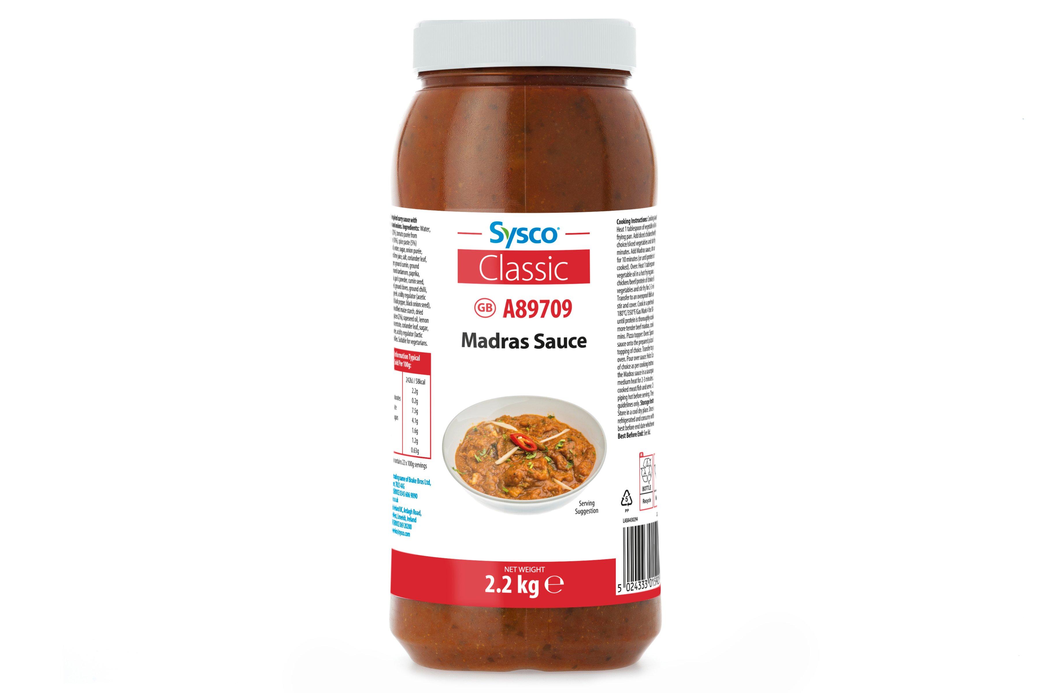 Sysco Classic Madras Sauce