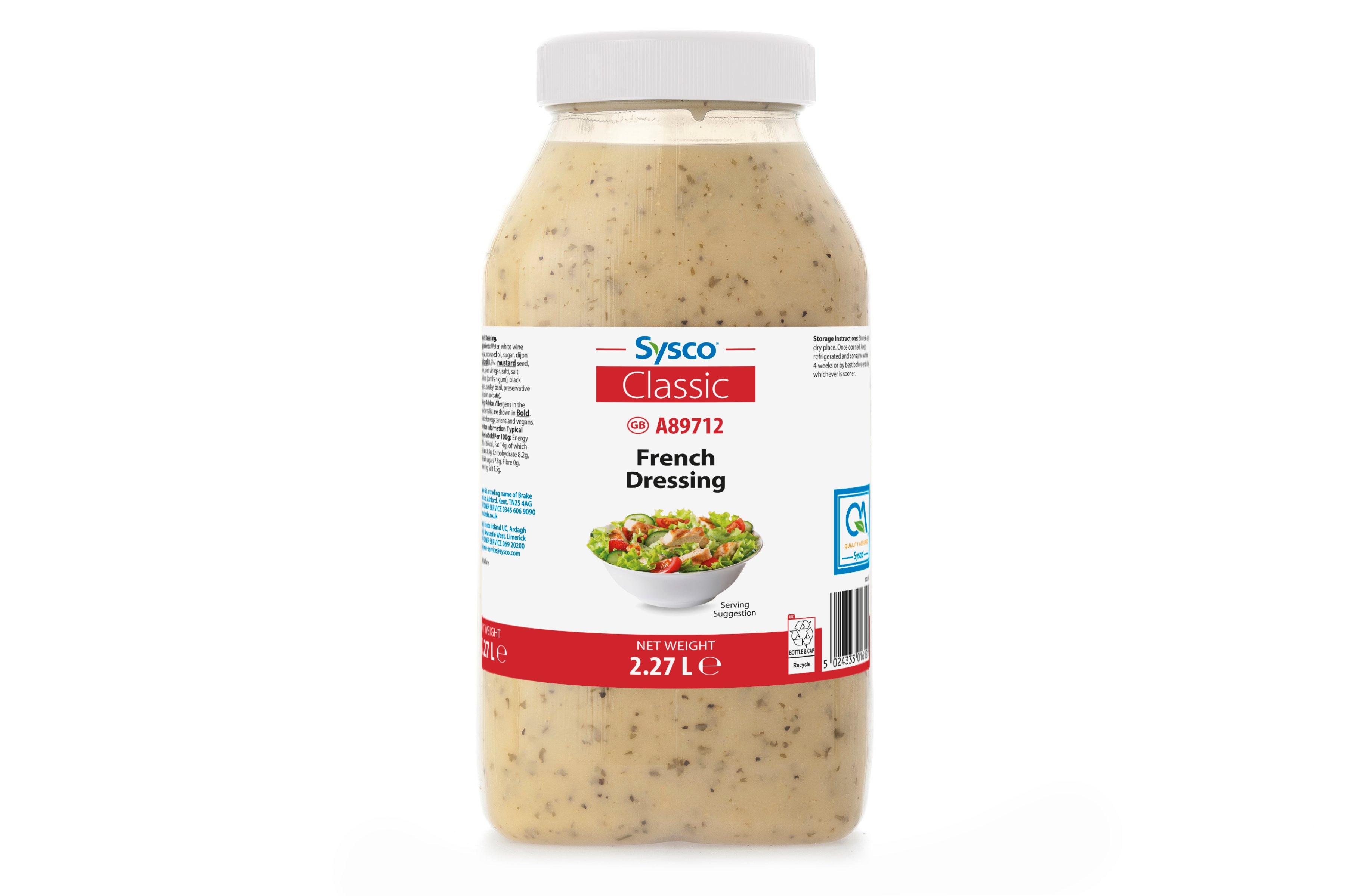Sysco Classic French Dressing Wholesale  Buy Sysco Classic French Dressing  in Bulk | Brakes Foodservice