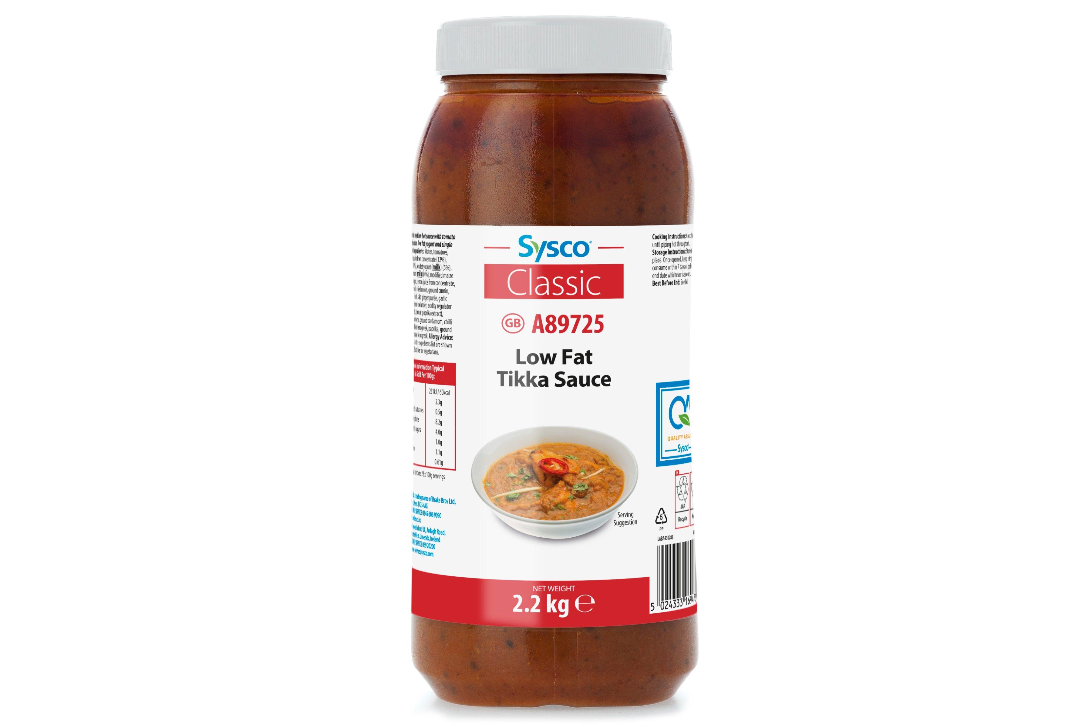 Sysco Classic Low Fat Tikka Sauce