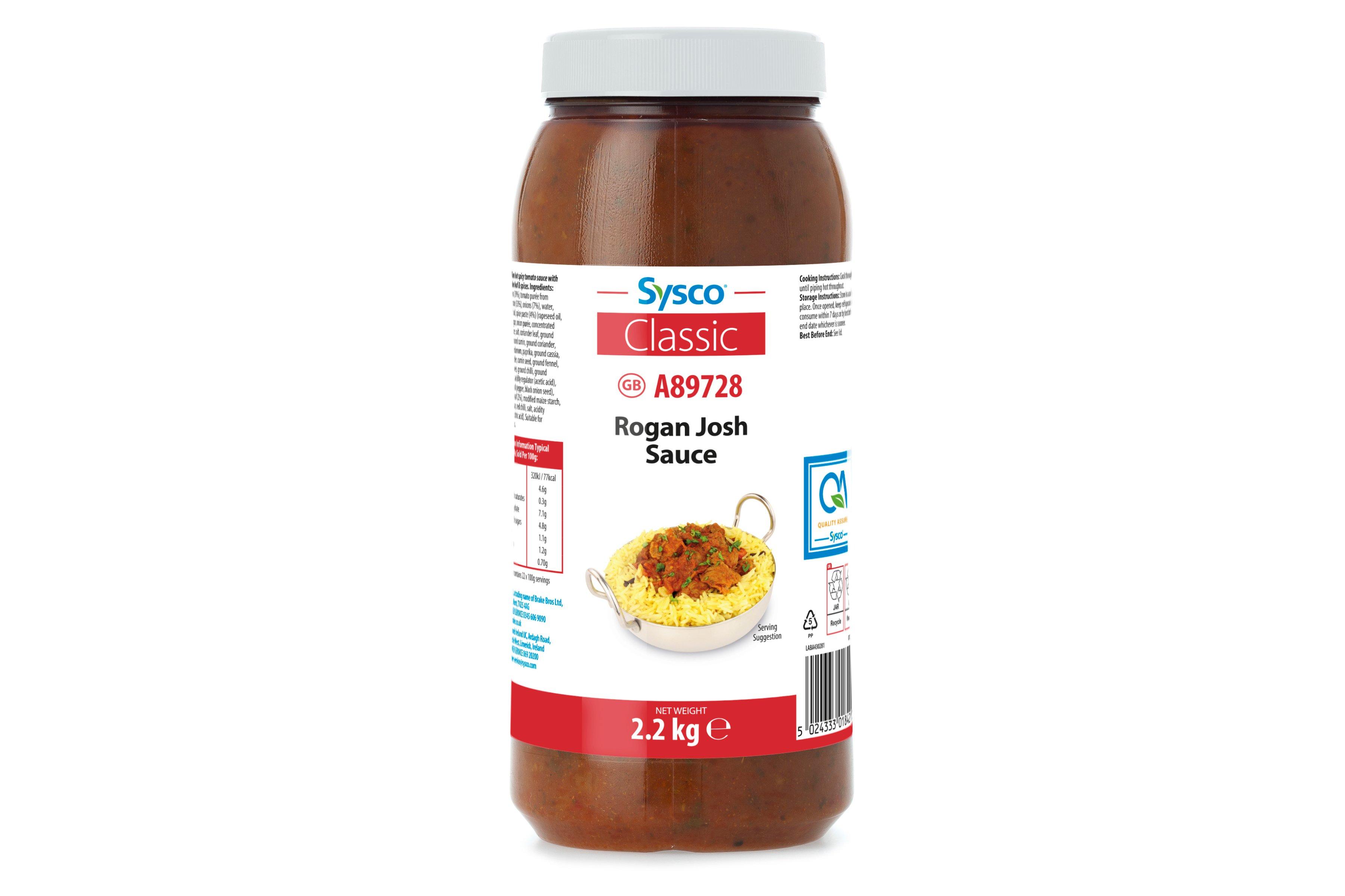 Sysco Classic Rogan Josh Sauce