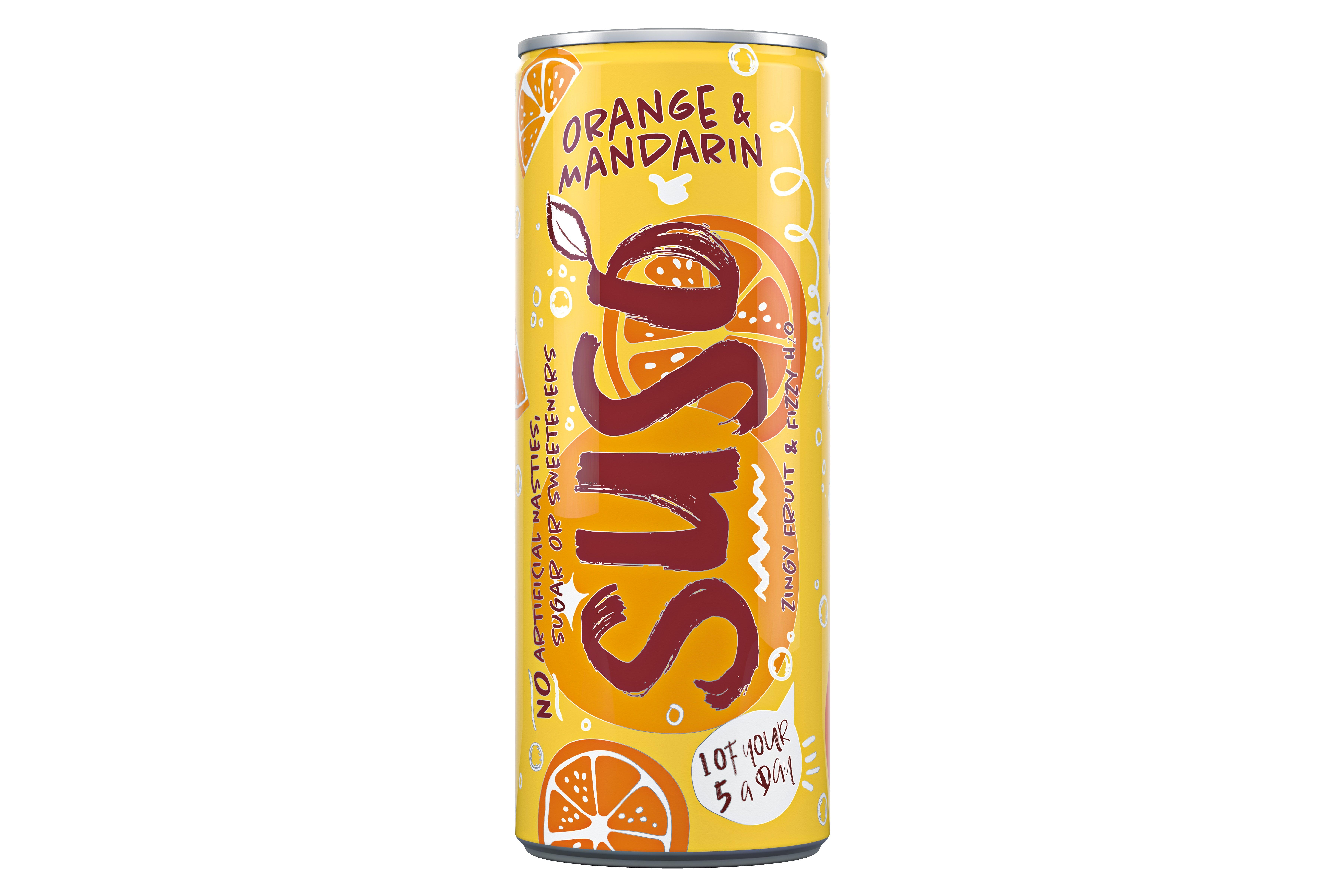 Suso Orange & Mandarin Sparkling Juice Drink