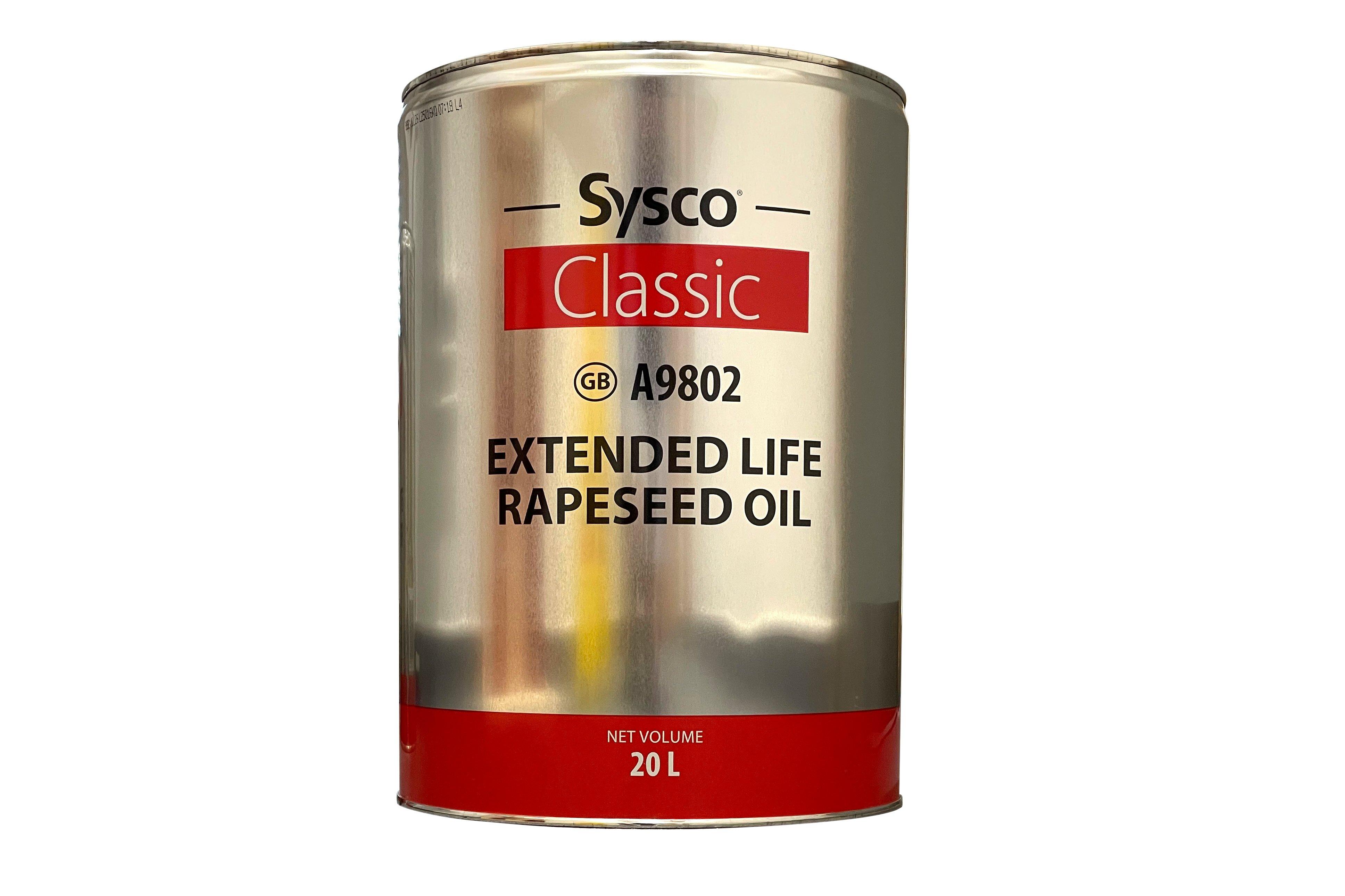 Sysco Classic Extended Life Rapeseed Oil