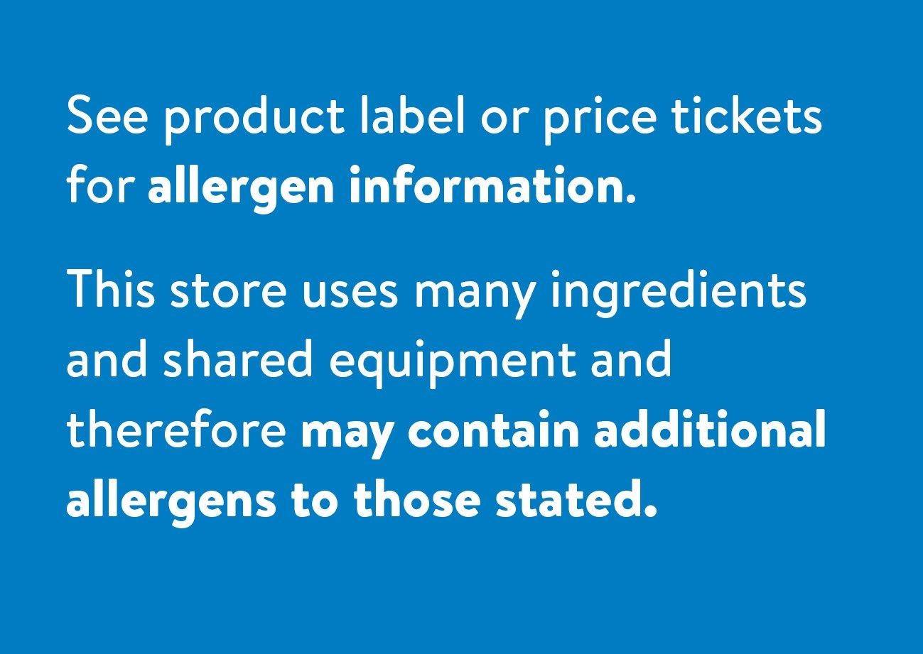 allergy warning notice