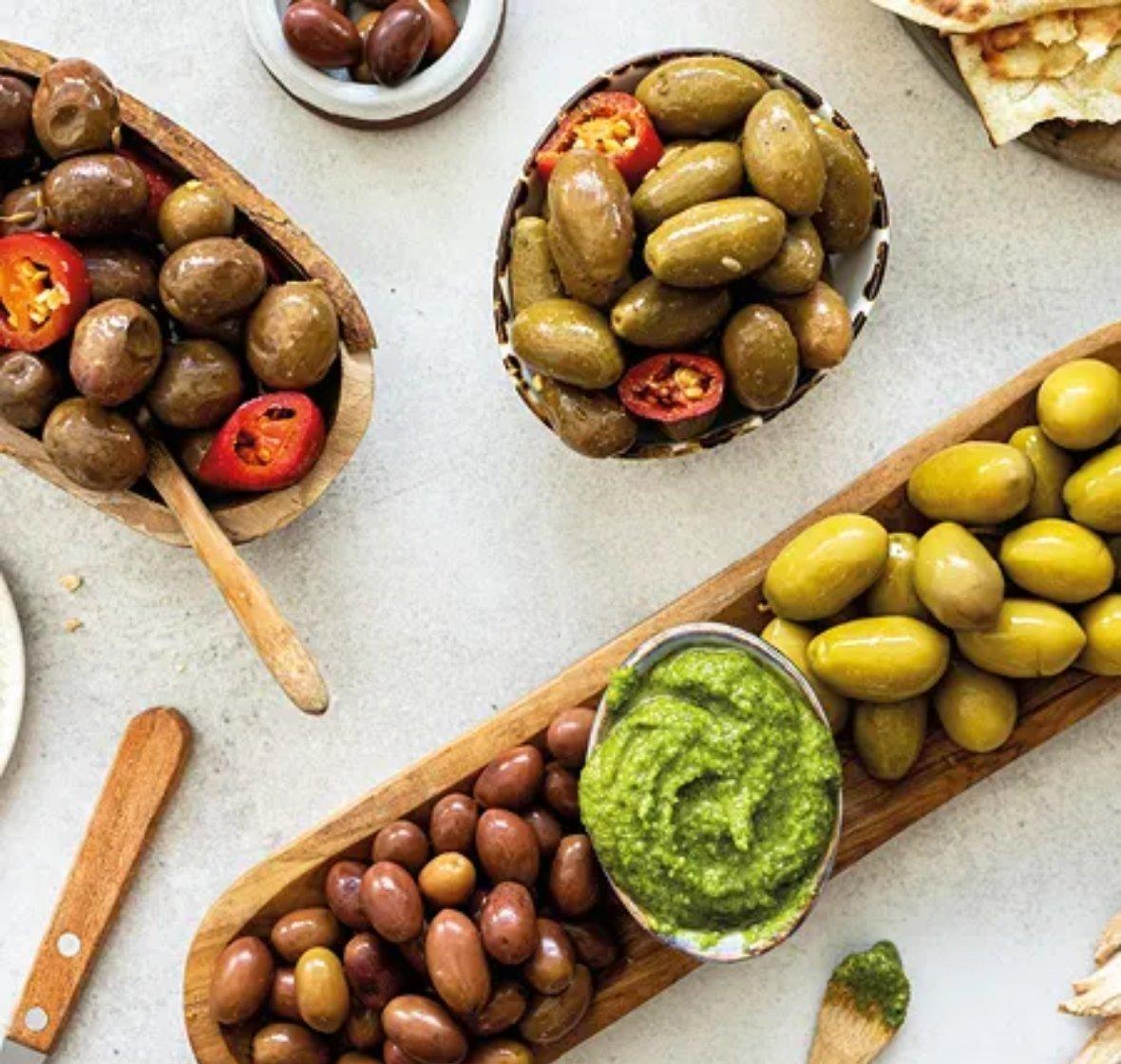 Olives & Pesto