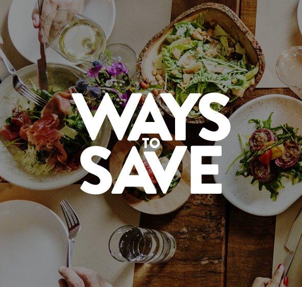 Ways to save