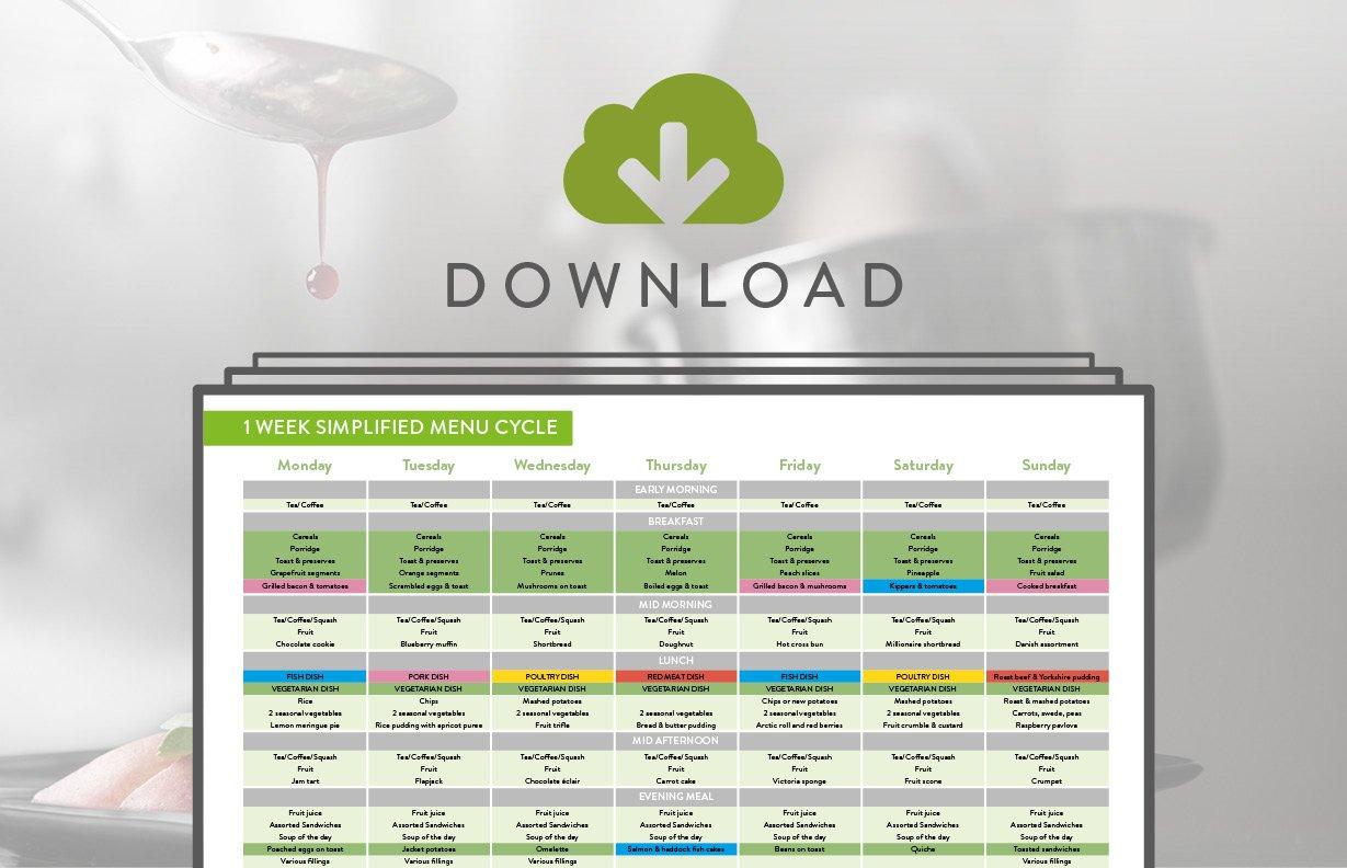 Simplified Menu Cycle