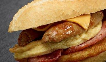 Breakfast bap