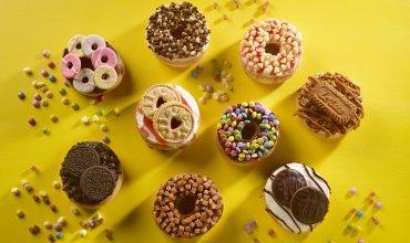 premium hand topped ring dougnuts