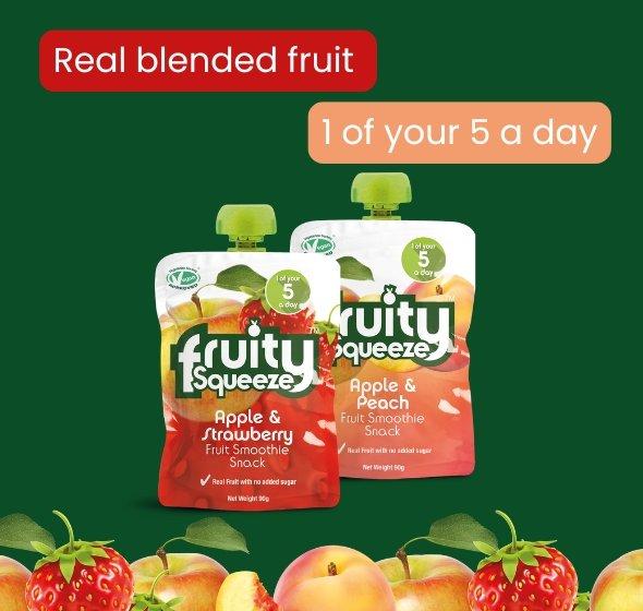 Fruitypot Family launches FruitySqueeze fruit smoothie pouches