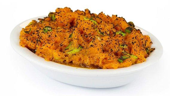 Shepherds Pie with Slow Cooked Lamb Shoulder and a Sweet Potato Mash
