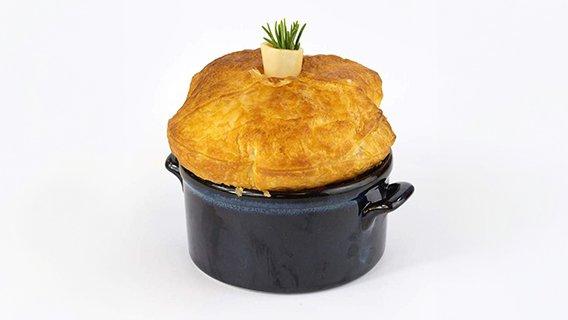 Slow Cooked Lamb Shank and Root Vegetable Pie