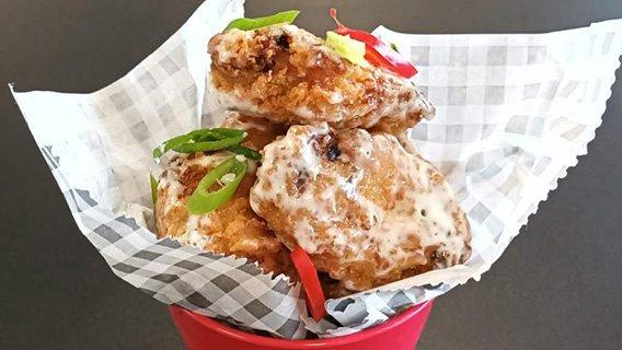 Bucket of Chicken Wings.