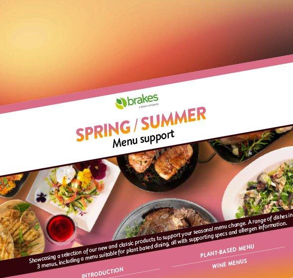 Seasonal menus