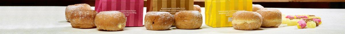 Selection of doughnuts