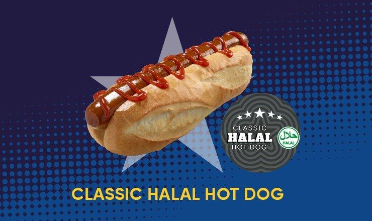 Halal hot dog sausage