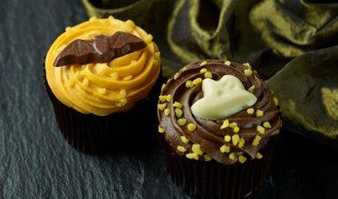 Halloween Cupcakes - Bat & Ghost