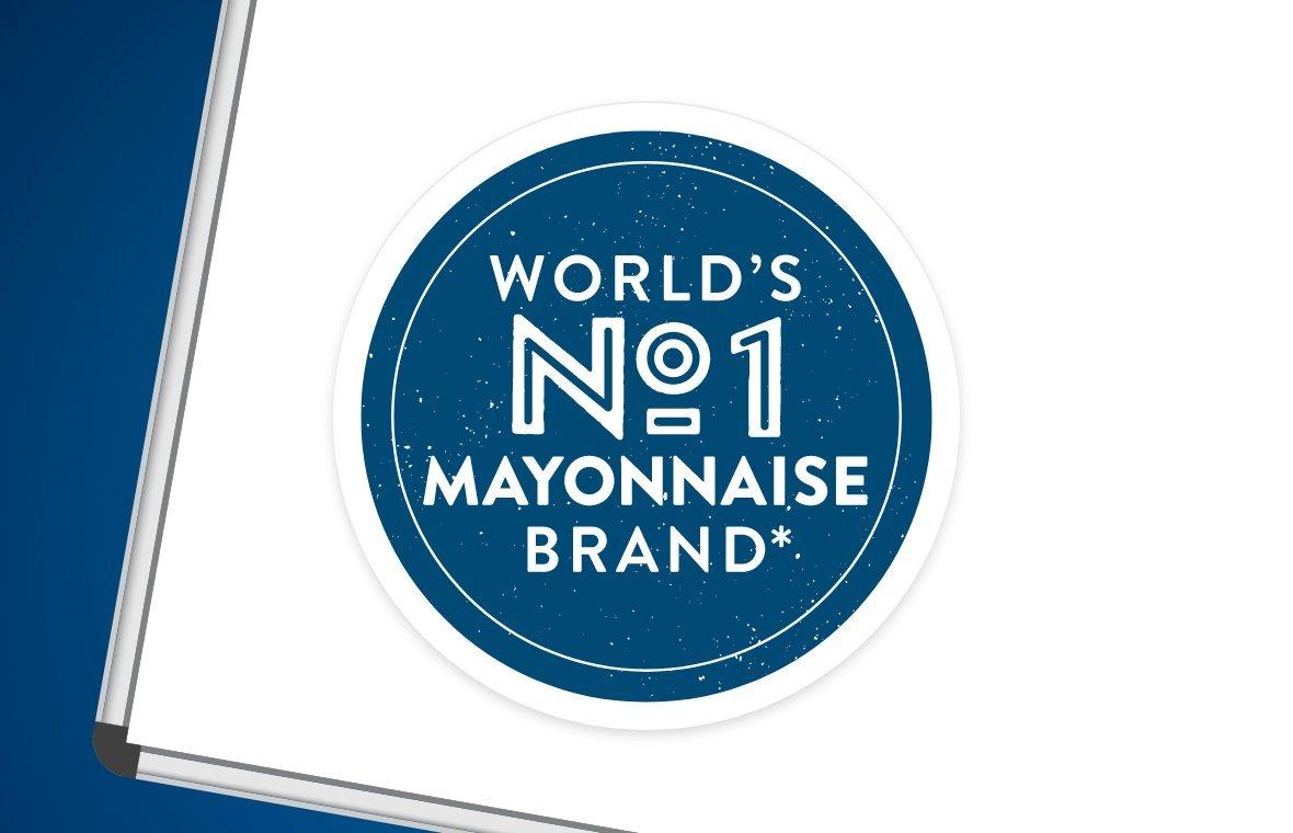 The UK’s no.1 mayonnaise*