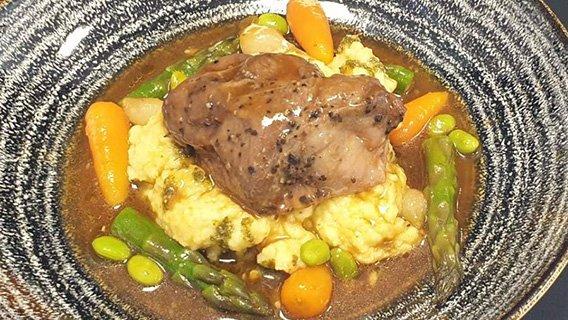 Lamb Rump with Spring Vegetables