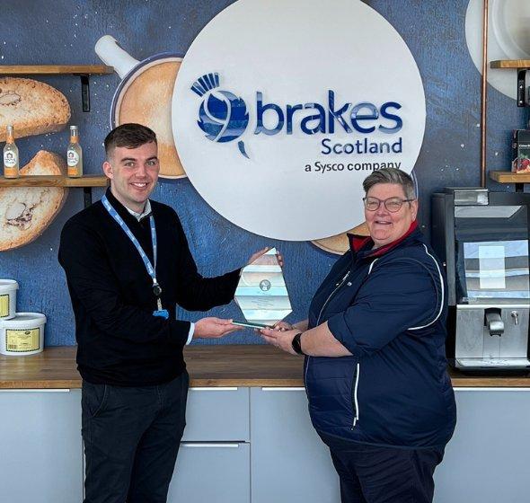 Brakes Scotland employee wins Inspirational Young Person Award 2024