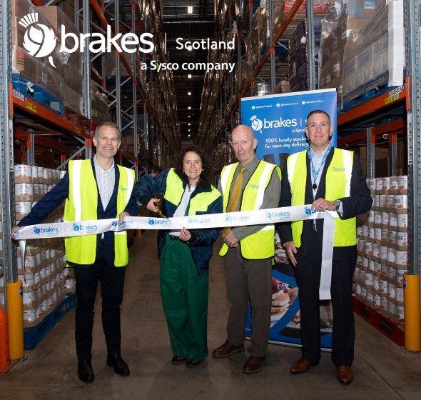 Cabinet Secretary Opens £15m Extension of Brakes’ Newhouse Depot