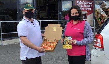 Flatstone  Pizza at Nisa