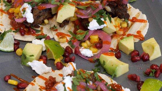 Pulled Mushroom 'Tacos'