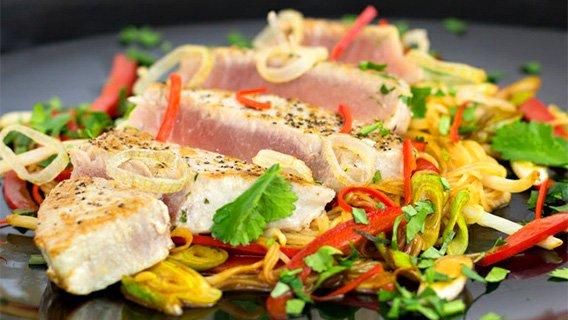 Seared Tuna & Thai Noodle Salad