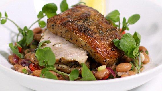 Slow Cooked Pork Belly.