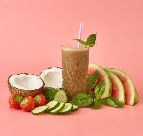 Fruit filled smoothie