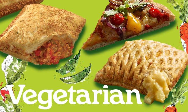 Vegetarian bakes and pastries