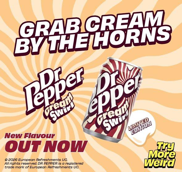 Dr Pepper cream swirl