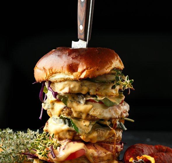 Chorizo burger