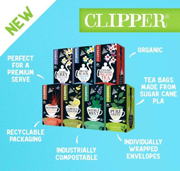 Clipper Teas launches new premium Pyramid tea bags