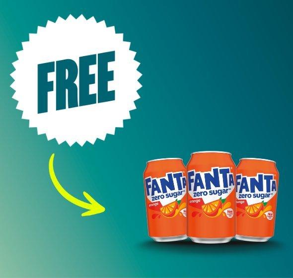 Get a case of Fanta Orange free