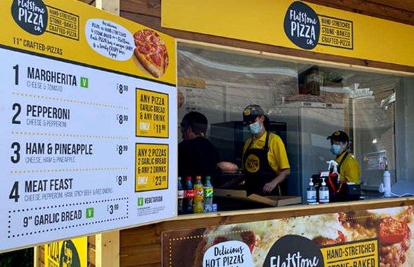 Flatstone Pizza Pop-Up Hatch