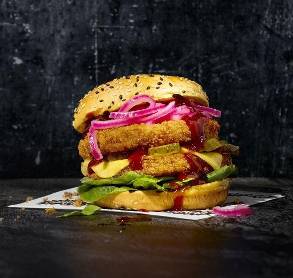 Crispy Ch*cken Burger