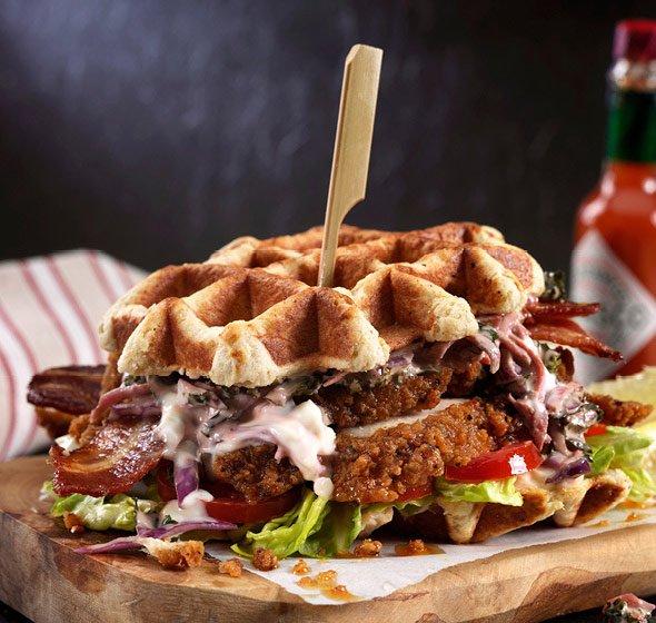 Chicken club sandwich