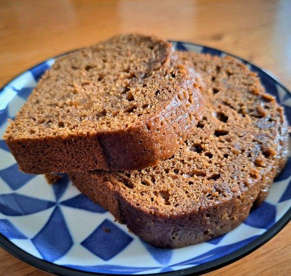 Sticky Jamaican ginger loaf cake