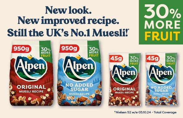The nation’s favourite muesli, now even fruitier!