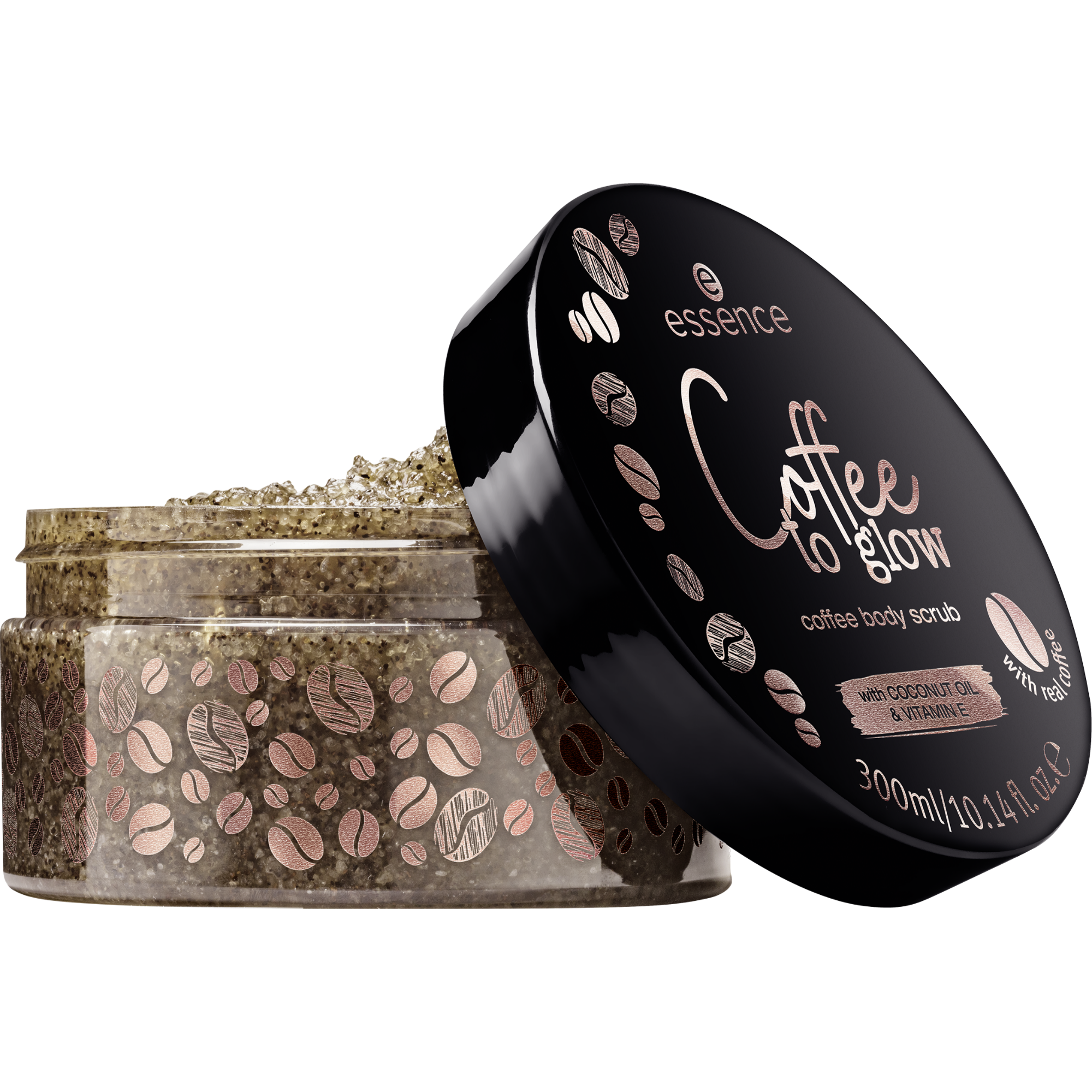 essence Coffee to glow coffee body scrub