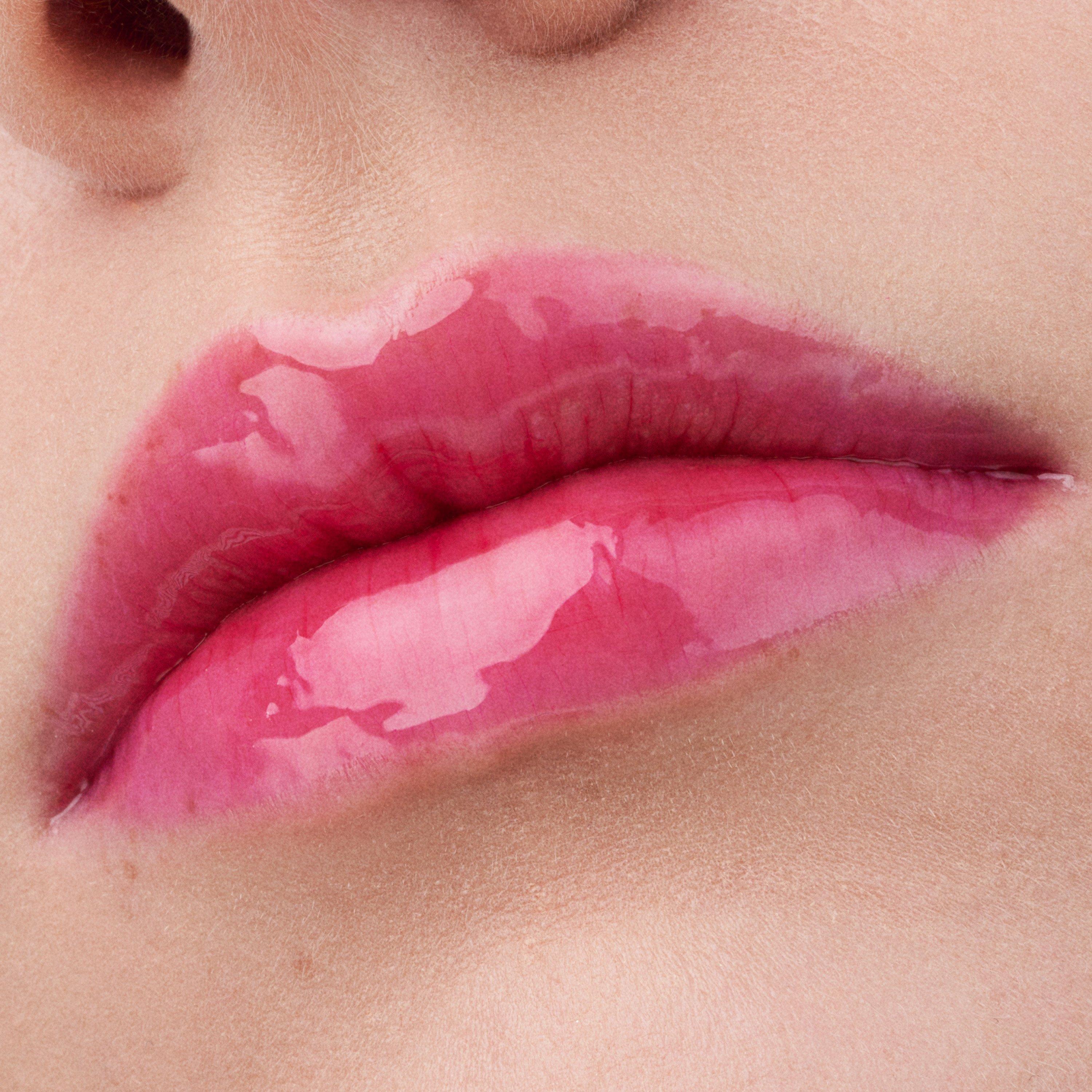 Beach Make-up Looks rosa Lippen