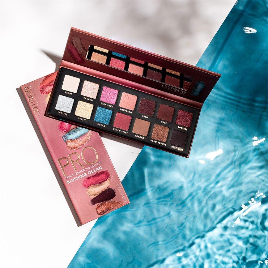 Beach Make-up Looks Blushing Ocean Lidschattenpalette