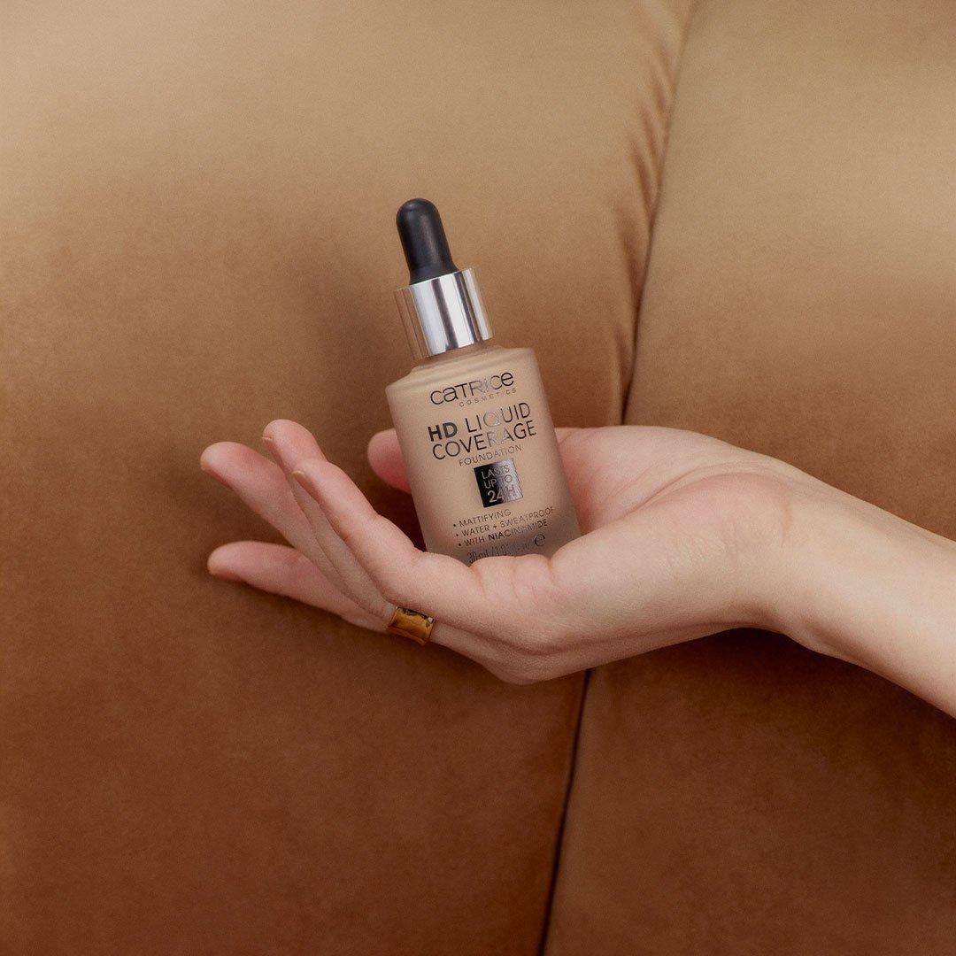 catrice own your day hd liquid coverage foundation close up