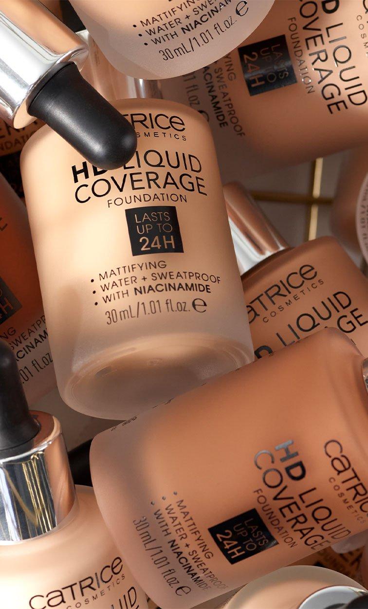 catrice own your day hd liquid coverage foundation close up