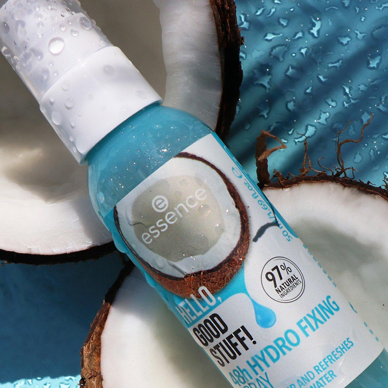 essence Kühlendes Make-up für den Sommer - HELLO, GOOD STUFF! 48h HYDRO FIXING SPRAY