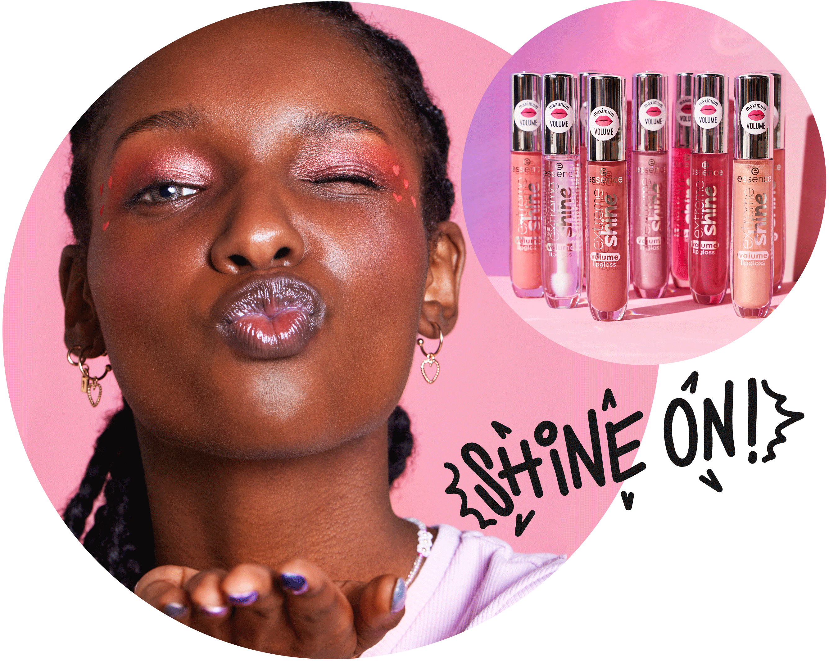 aspectos destacados del producto essence descripción general brillo de labios extreme shine volume