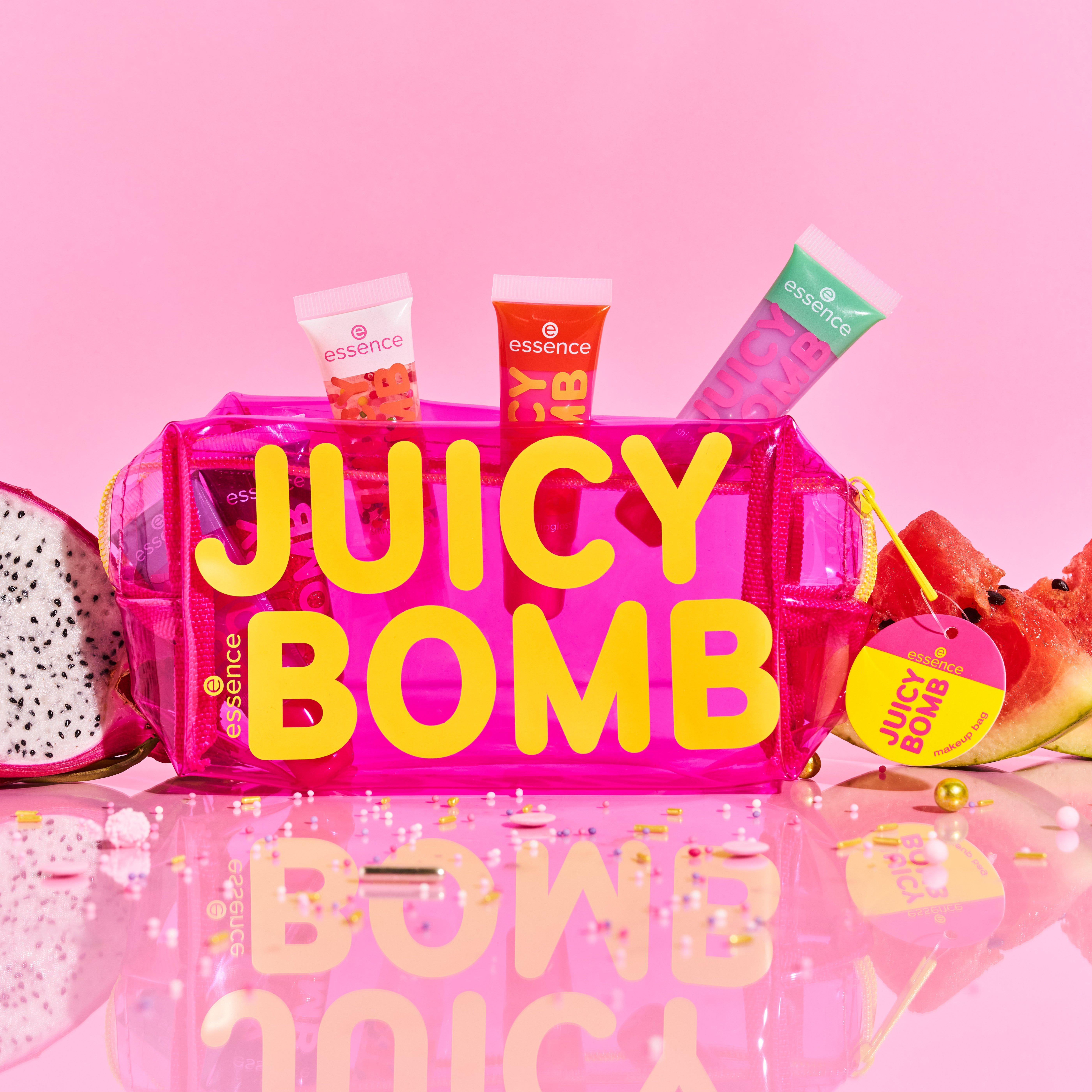 juicy bomb party make-up bag