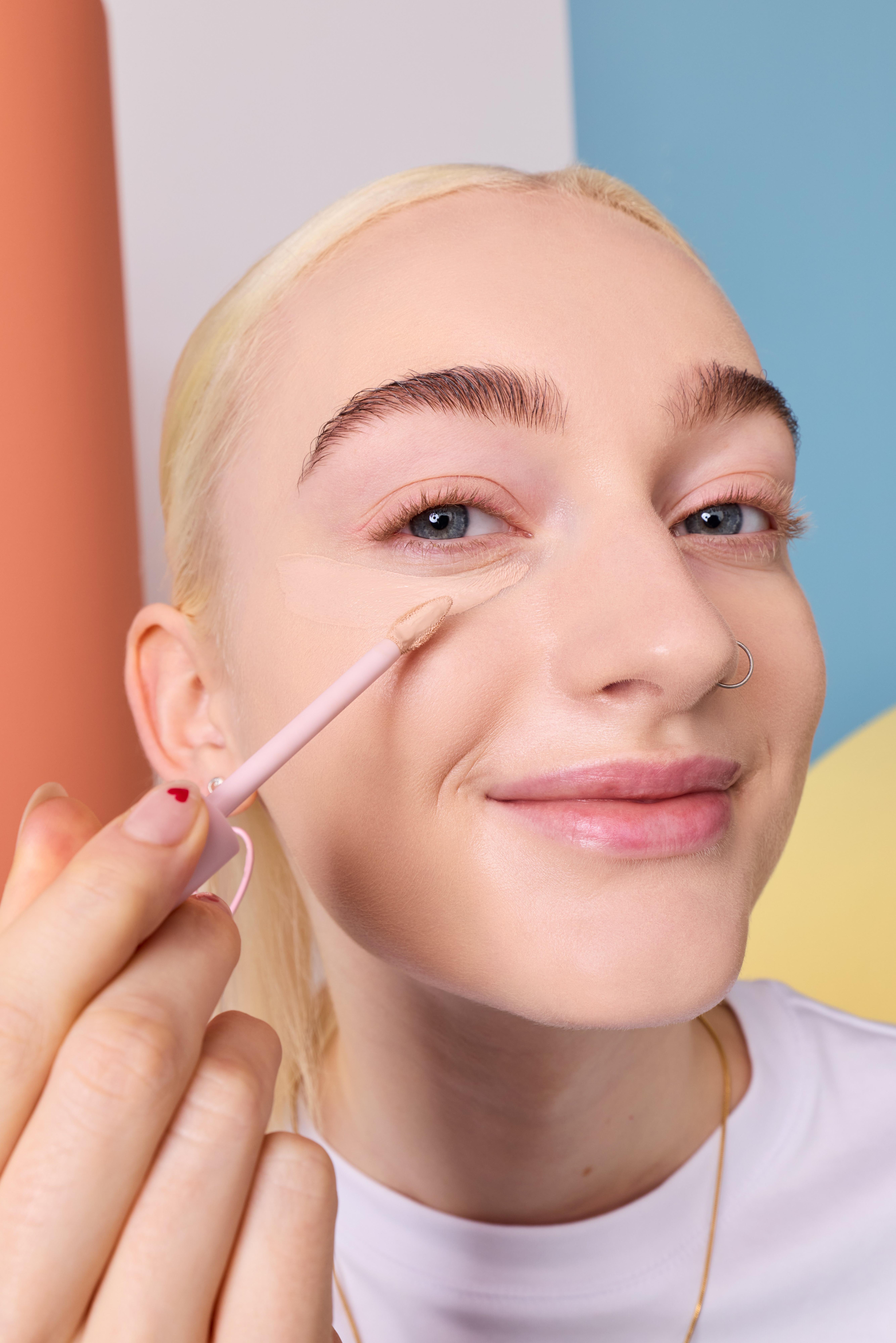 essence silky blur concealer auftragen